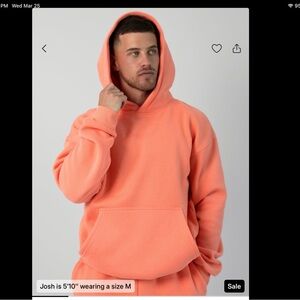 Coral Hoodie - Relaxed Fit Pullover Sweatshirt